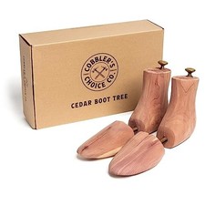 Cobbler's Choice Men's Cedar Boot Trees XL 12-13 Split Toe Solid Shaft