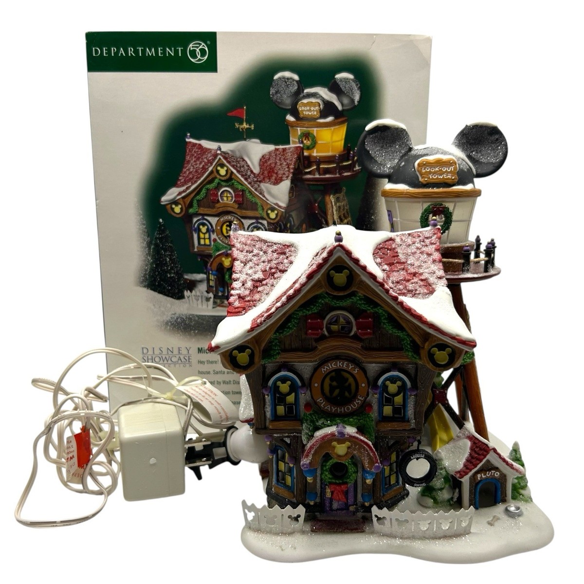 Department 56 Mickeys North Pole Holiday House 56759 Disney