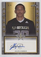 2020 Leaf Metal US Army All-American Bowl Tour Yellow 4/4 Jalen Kimber Auto 2u6