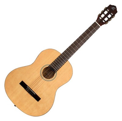 Spitzenklasse 4/4 Schüler Klassikgitarre von Ortega mit Fichtendecke Natur Matt