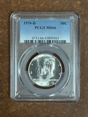 1970-D Kennedy Half Dollar - PCGS MS-66