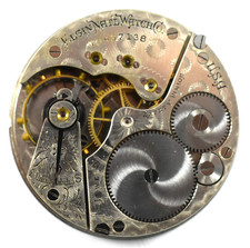Vintage Elgin Grade 220 16s 15J Hunting Pocket Watch Movement lot.ey