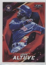 2017 Topps Fire Red Flame Jose Altuve #123 2f4