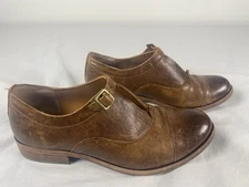 Women’s Kork-Ease Shoes Size 6.5 M Niseda K48026 Brown Leather Buckle Oxford