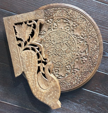 Hand Carved 2-Piece 13 Collapsible Foldable I...