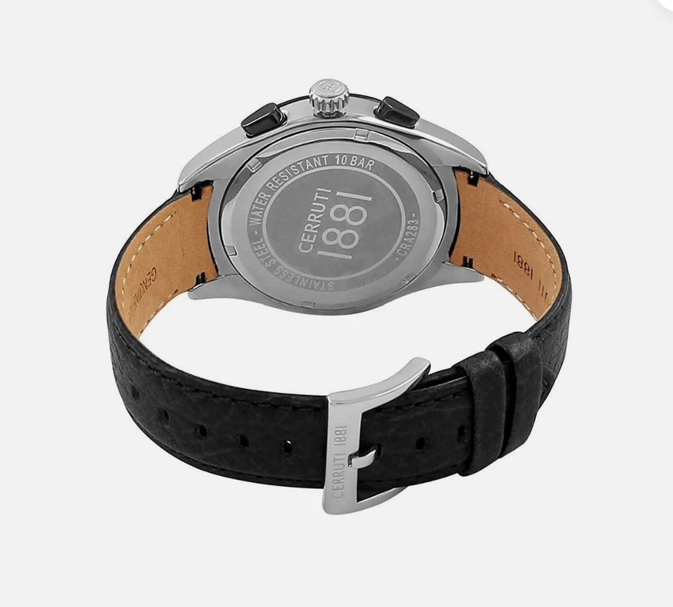 Cerruti Veliero Men's Chronograph Watch - 46mm Bold Muscline Style! - Image 4 of 4