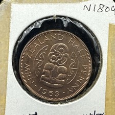 New Zealand 1/2 Penny  1963  (3571755/N1809)