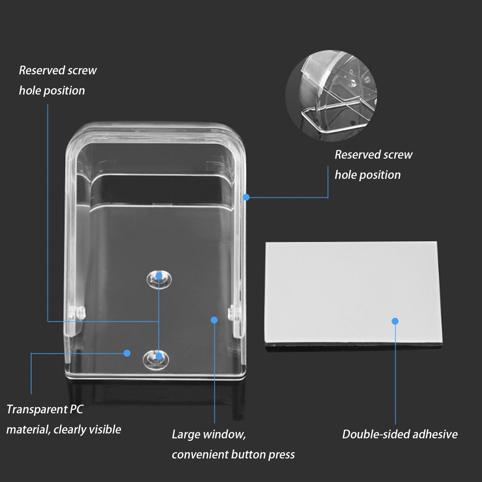 Doorbell Rain Cover Waterproof Doorbell Cover Rainproof Protective
