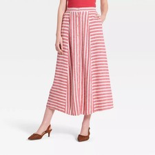Women Maxi A-Line Skirt - Universal Thread Striped