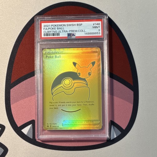 Poké Ball graded PSA 9 for sale on eBay