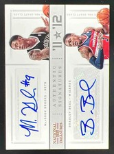 2012-13 National Treasures 11 vs. 12 #56 Bradley Beal MarShon Brooks Auto /49
