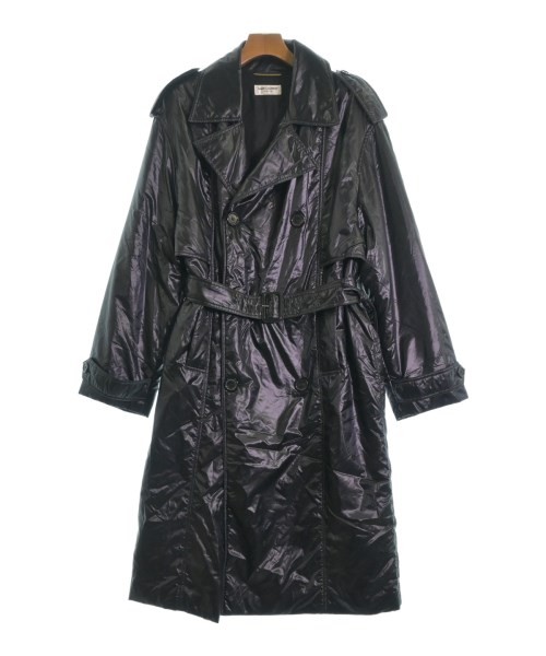 Cappotto uomo Saint Laurent Paris nylon nero taglia US40 JP40 usatora cint lanaude