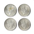 Lot Of 4 1922 1924 P Peace Silver Dollar 90% Silver 3.09 Troy Oz SW
