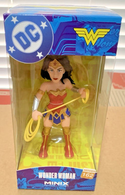 DC Comics: WONDER WOMAN (Diana Prince) Mego MINIX Figure #162. NEW & SEALED.