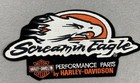 Vtg, Harley Davidson Screamin Eagle Performance Parts Patch, Motorcycle