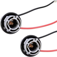 2 Pcs Plastic Bulb Socket Lamp Extension Holder Connector, LED Waterproof Car Tu