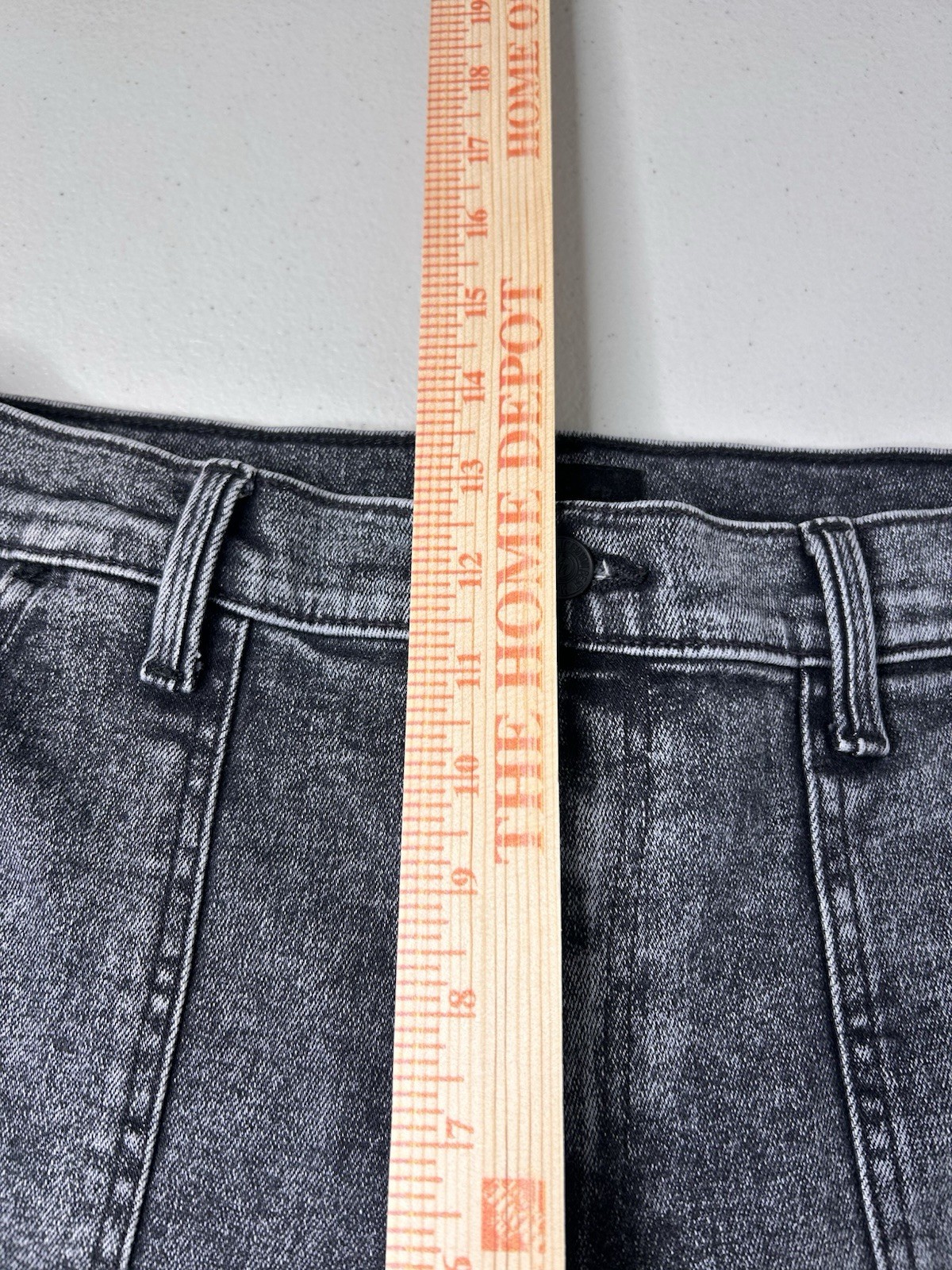 Mother Wrapper Patch Springy Ankle Jeans Sz 31 Train Stops