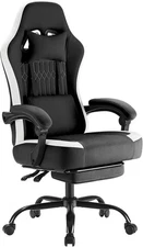 Computer Gaming Chair High Back Ergonomic Desk Chair Footrest & Lumbar Support