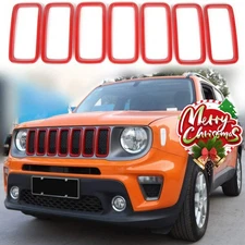 Grille Inserts Grill Cover Trim Kit Exterior Accessories for 2019+ Jeep Renegade