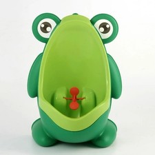 Kid Baby Potty Toilet Training Urinal Boys Pee Trainer Cute Frog Shaped Bathroom