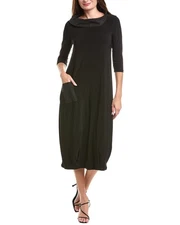 Joseph Ribkoff Paneled Cowl Neck Midi Dress Women's