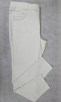 D. Jeans Womens Jean Pant Size 16 High Waist Skinny White NWT