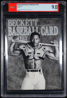 #ad June 1990 Beckett Baseball Card Magazine BO JACKSON Iconic Cover Graded PSA 9.8 $699.99