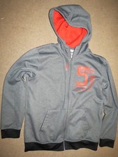 EXCELLENT Reebok gray hooded zip-up sweatshirt - youth L