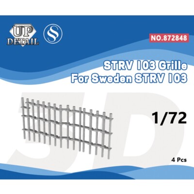 SSMODEL SS872848 1/72 Model Upgrade Parts Grille For Sweden STRV103  2pcs