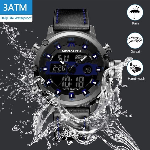 SS316L Military Style Waterproof Watch - Multifunction Digital Timepiece for Men - Picture 6 of 11