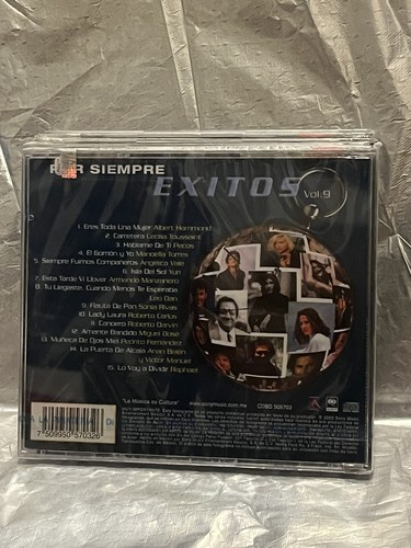 Por Siempre Exitos, Vol. 9 by Various Artists (CD, Mar-2004, Sony Discos Inc.) - Picture 2 of 2