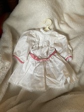 American Girl SAMANTHA White Tea Party DRESS Pleasant Company 1990 Pink