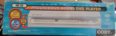 Coby DVD238 Progressive Scan Multi System DVD MP3 CD CD-R/RW Player 