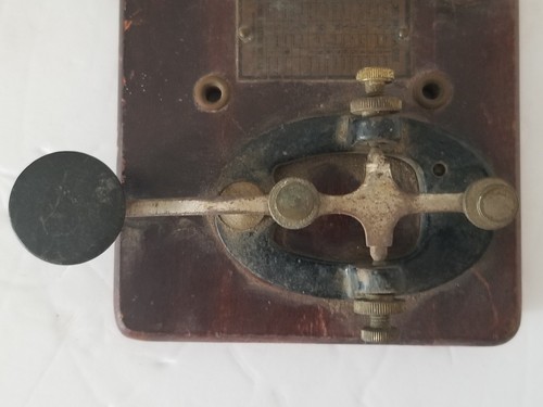 Telegraph Key Signal Electric Mfg. Co. Buzzer & Key On Board R-68 - Picture 13 of 22