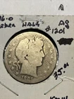 1896-0 Barber Half Dollar
