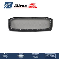 Front Bumper Hood Grille Black Mesh For Dodge Ram 1500 2500 3500 06-08 Front Bumper Hood Grille Black Mesh For Dodge Ram 1500 2500 3500 06-08
