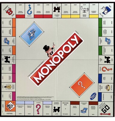   ️ Monopoly Classic Game Board Replacement Quarter Fold And Game Rules