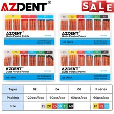 AZDENT Dental Endodontic Root Canal Gutta Percha Points with Scale