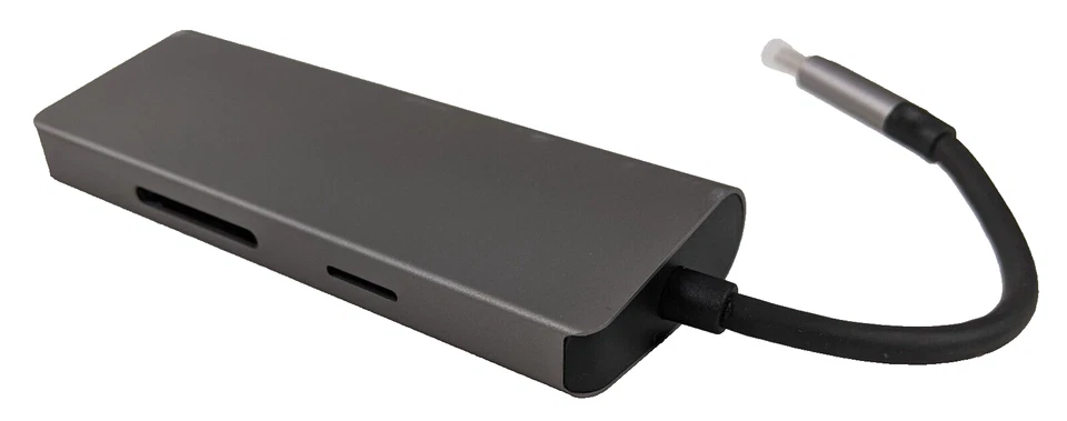 Aonsen USB C Hub Multiport Adapter 7-in-1 Portable HDMI USB MicroSD SD Ethernet - Image 2 of 4