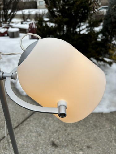 ONE IKEA Svirvel White Silver Adjustable Floor Lamp Light Discontinued Vintage - Picture 7 of 14