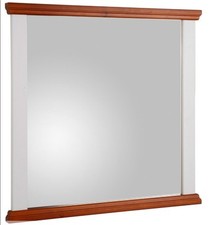 Wandspiegel Massivholzrahmen weiß kirsch Spiegel Holzspiegel