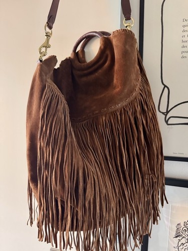 Ralph Lauren Große Hobo Tasche Wildleder Fransen ($1650) - Bild 12 von 19