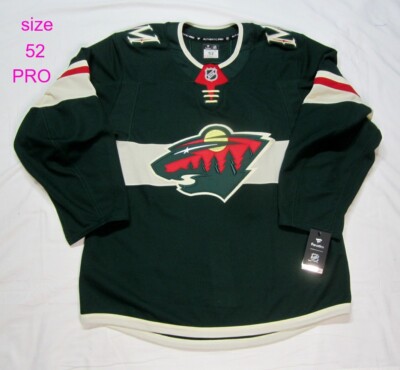 NO TARIFFS - size 52 Minnesota Wild Fanatics Authentic Pro Hockey Jersey FAP MIC