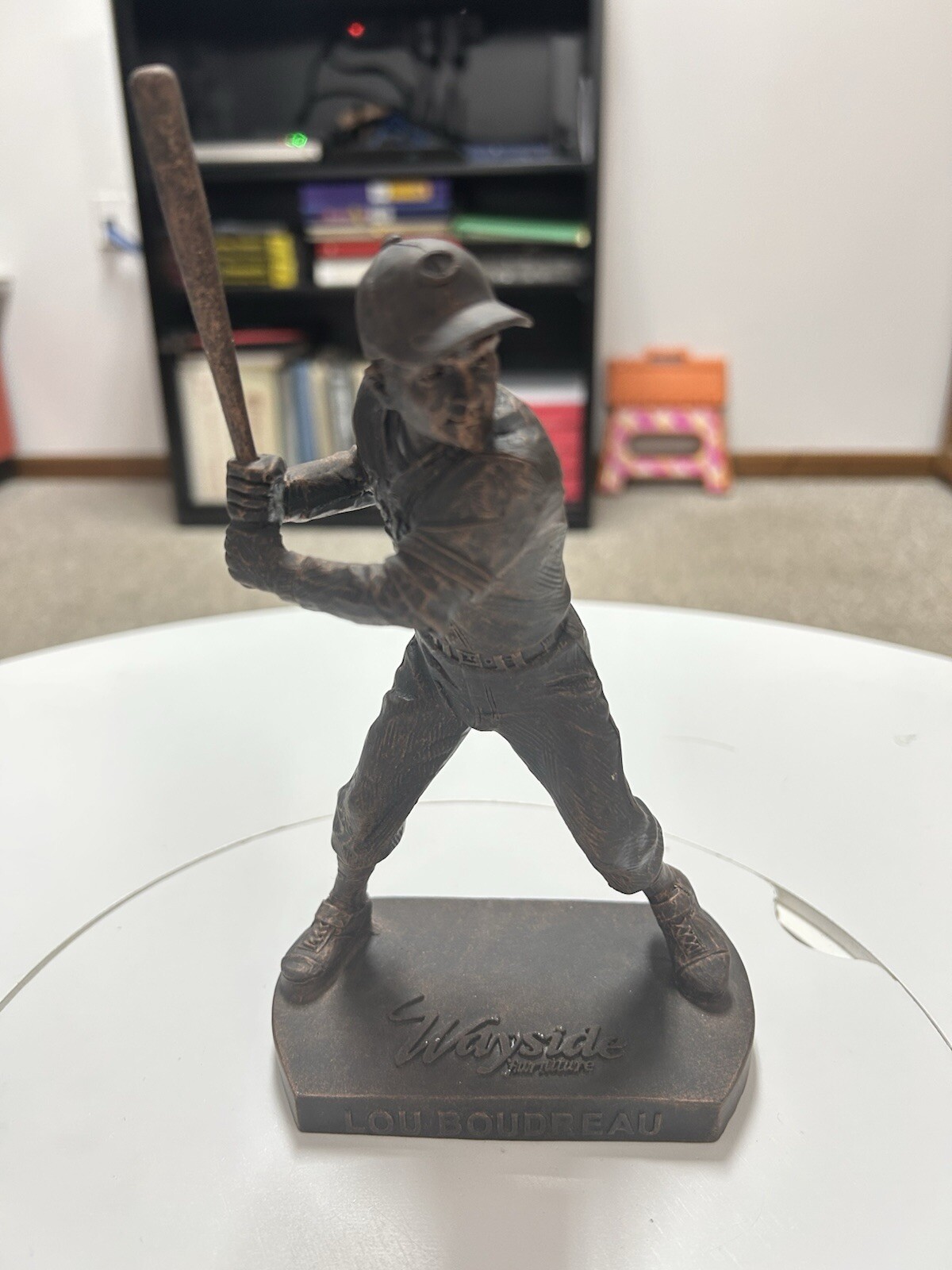 Cleveland Indians Lou Boudreau Statue Replica 2017 Mlb Stadium Giveaway Wayside!