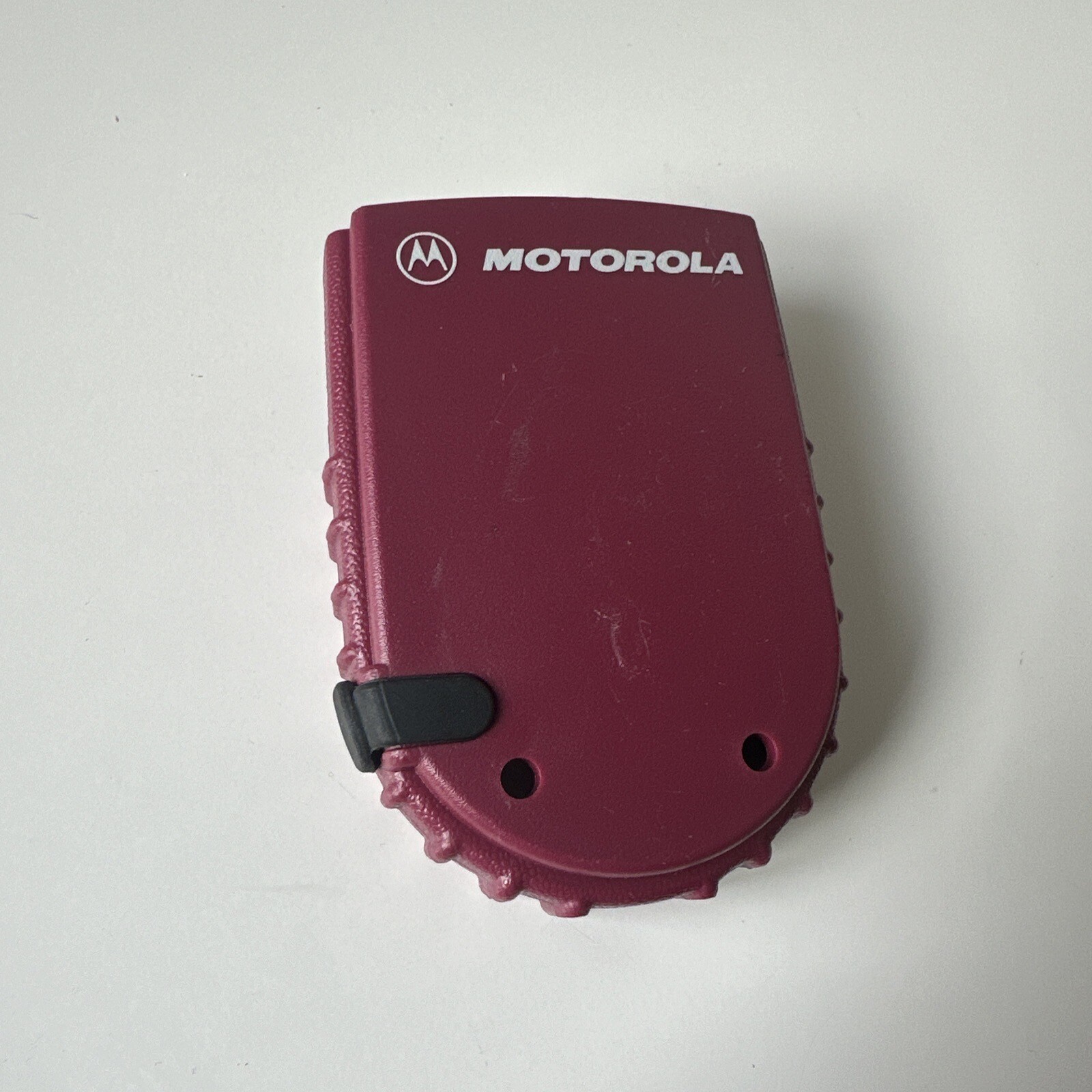 Motorola Talkabout 200 Two Way Radio Burgundy PARTS ONLY Battery Case Cover eBay