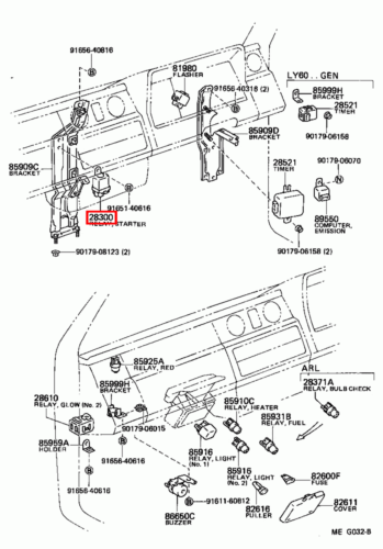Genuine Toyota LandCruiser HJ47 HJ45 Starter Relay - Picture 18 of 20