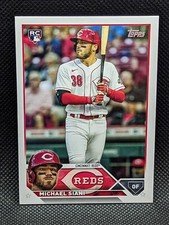 2023 Topps Series Two Michael Siani Cincinnati Reds Team Card #654 RC