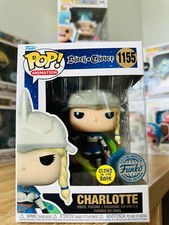LIMITED GLOW IN THE DARK Charlotte Funko Pop Vinyl *With Pop Protector