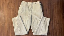 Vintage 80  s Calvin Klein Sport Beige Corduroy Trousers Women  s 10/L Union Made