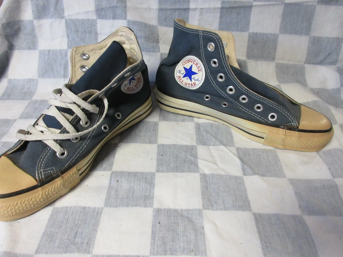 Converse bleu top marine 37